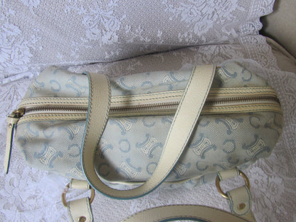 celine vintage lily c baby blue macadam bag