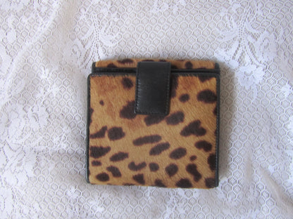 yves saint laurent vintage ponyhair wallet