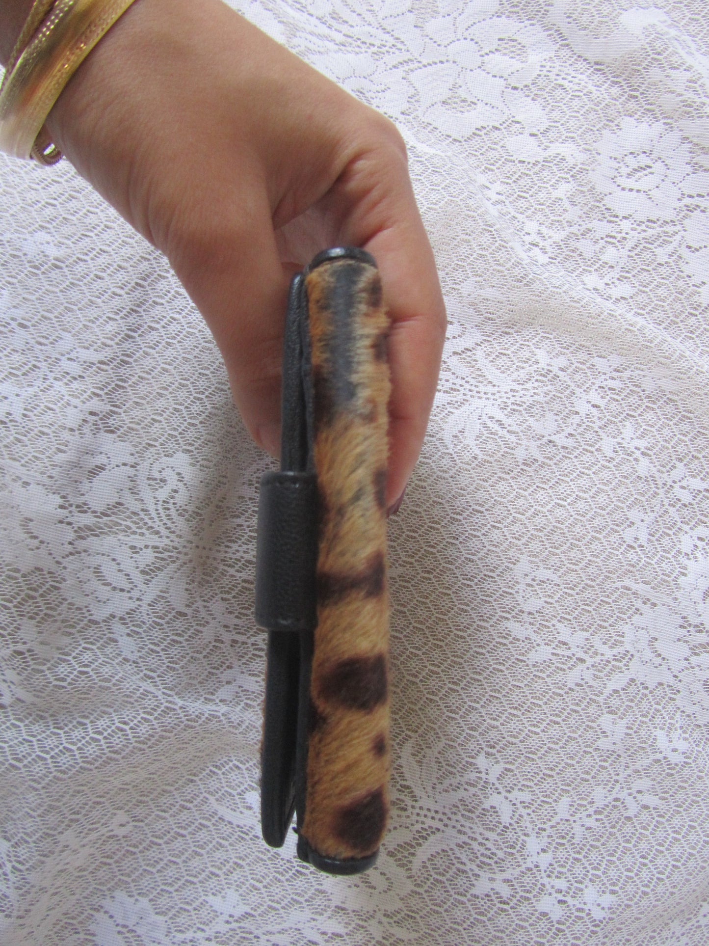 yves saint laurent vintage ponyhair wallet