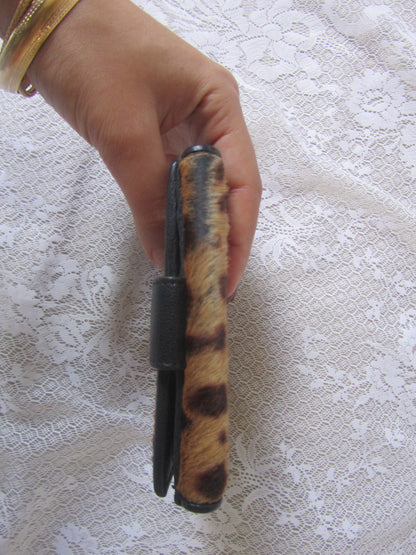 yves saint laurent vintage ponyhair wallet