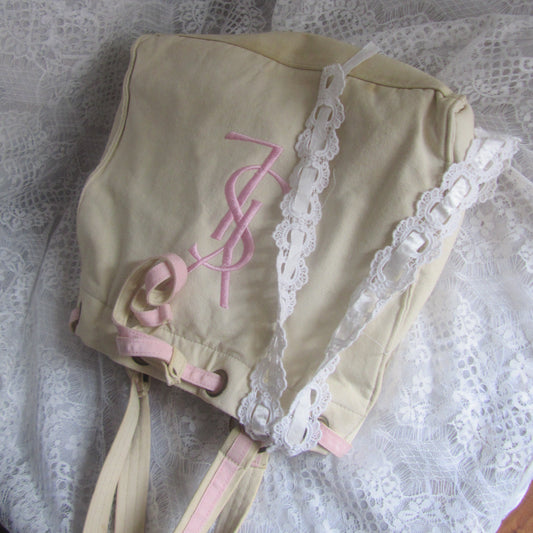 yves saint laurent "parfums" vintage tote bag