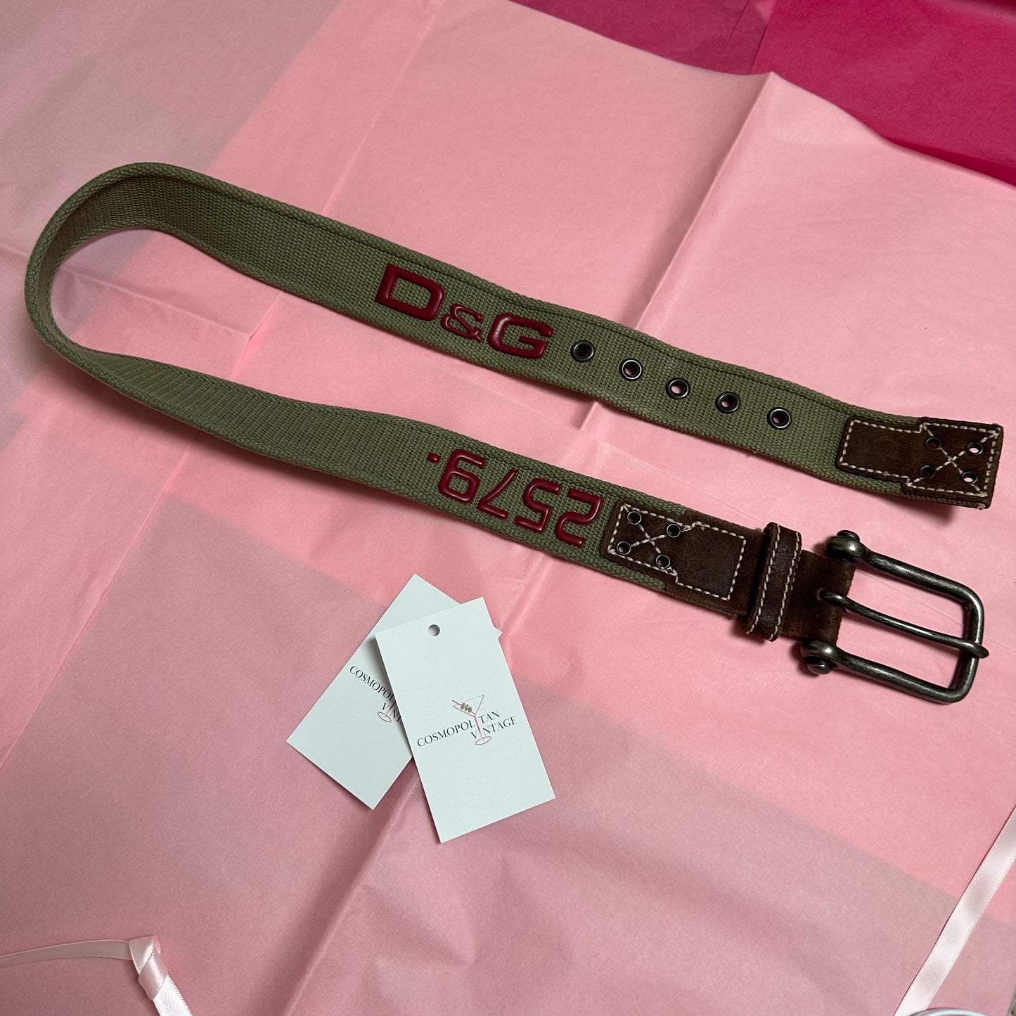 Vintage D&G Cargo Belt