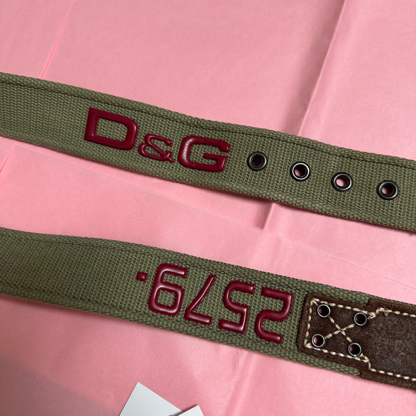 Vintage D&G Cargo Belt