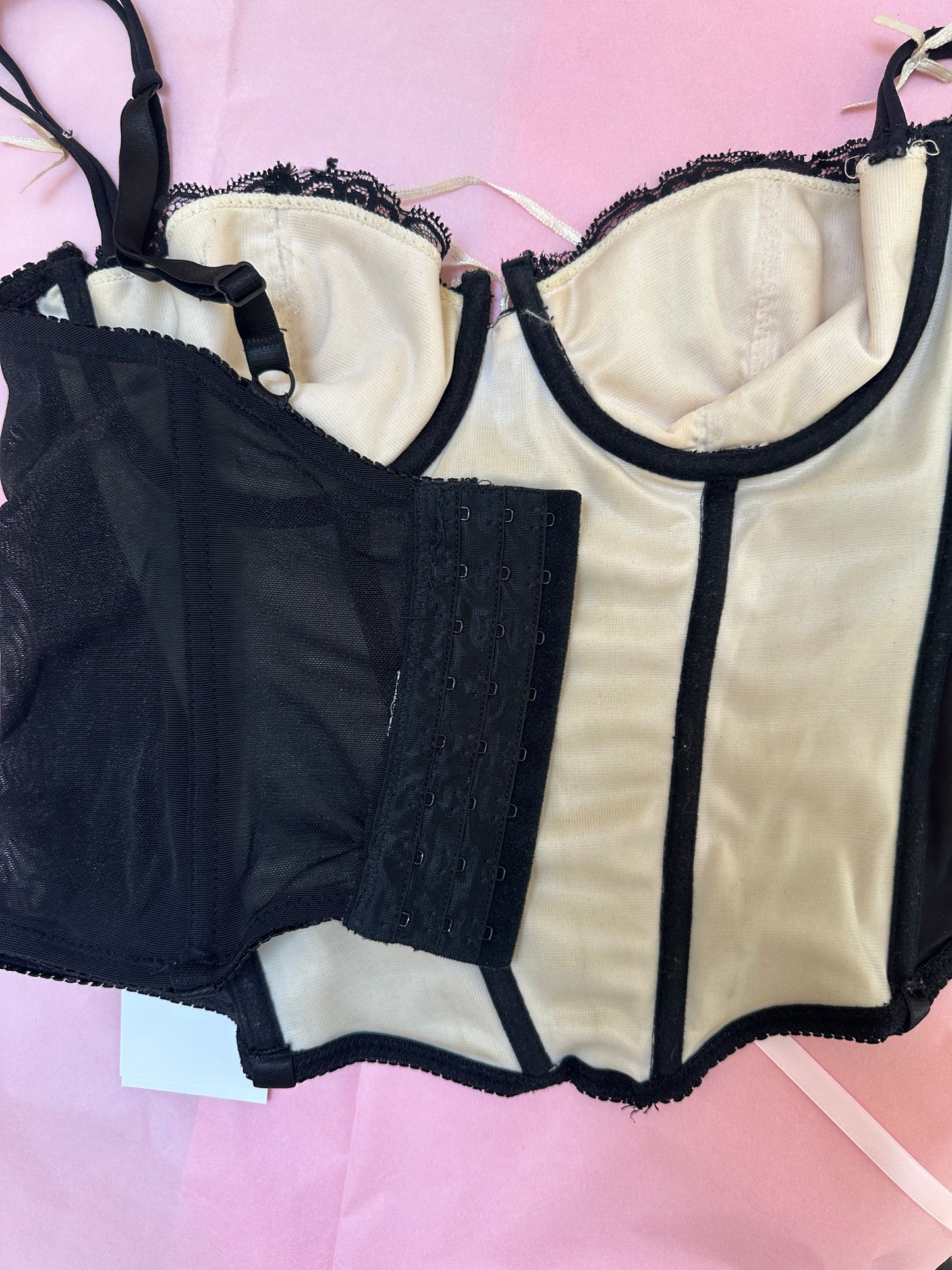 vintage lace bustier