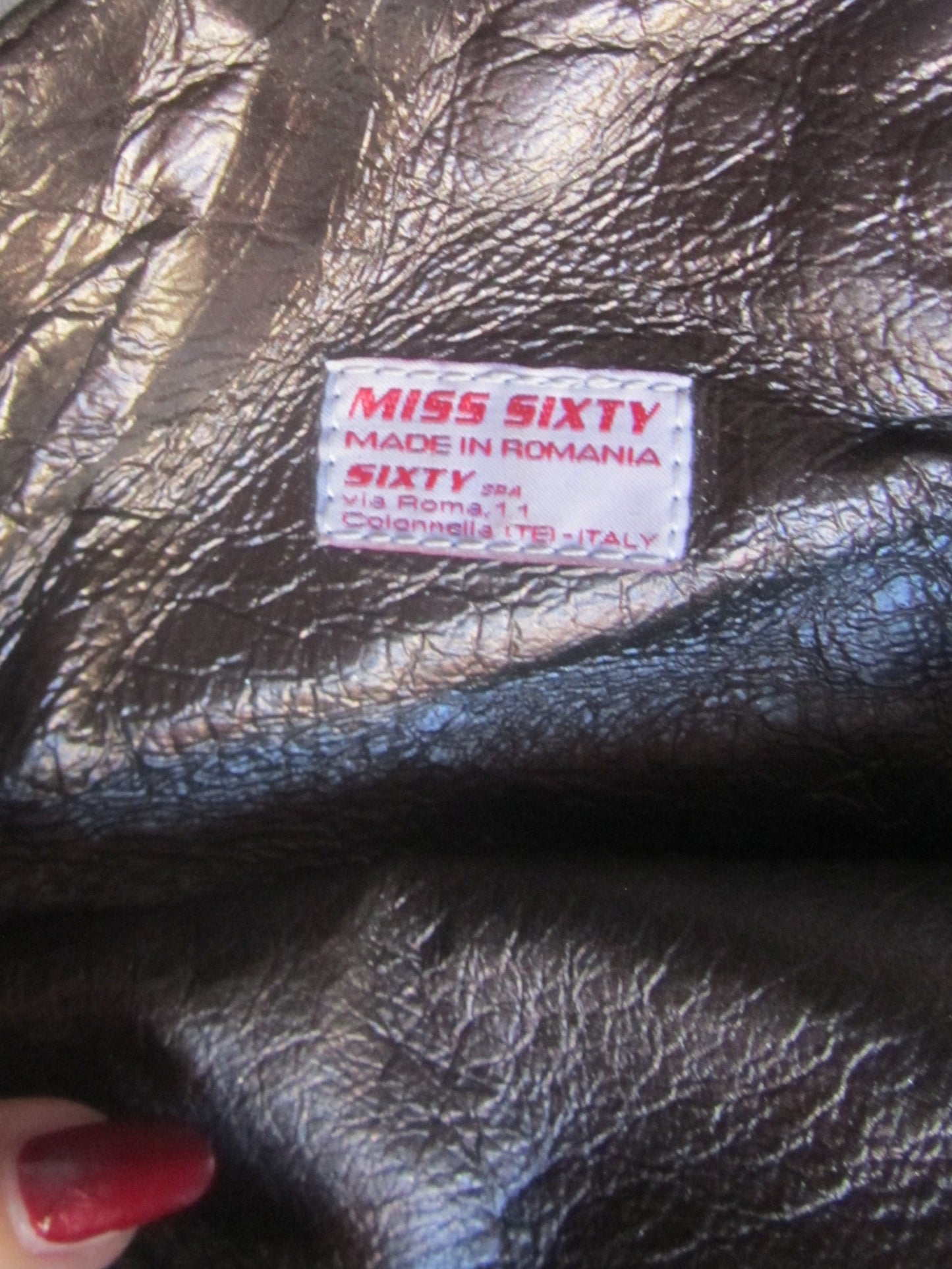 miss sixty vintage studded rocker boots (size 40)