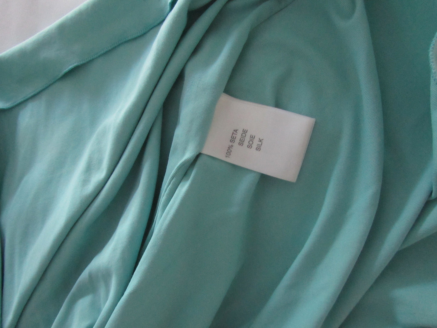 blumarine vintage 100% silk midi skirt