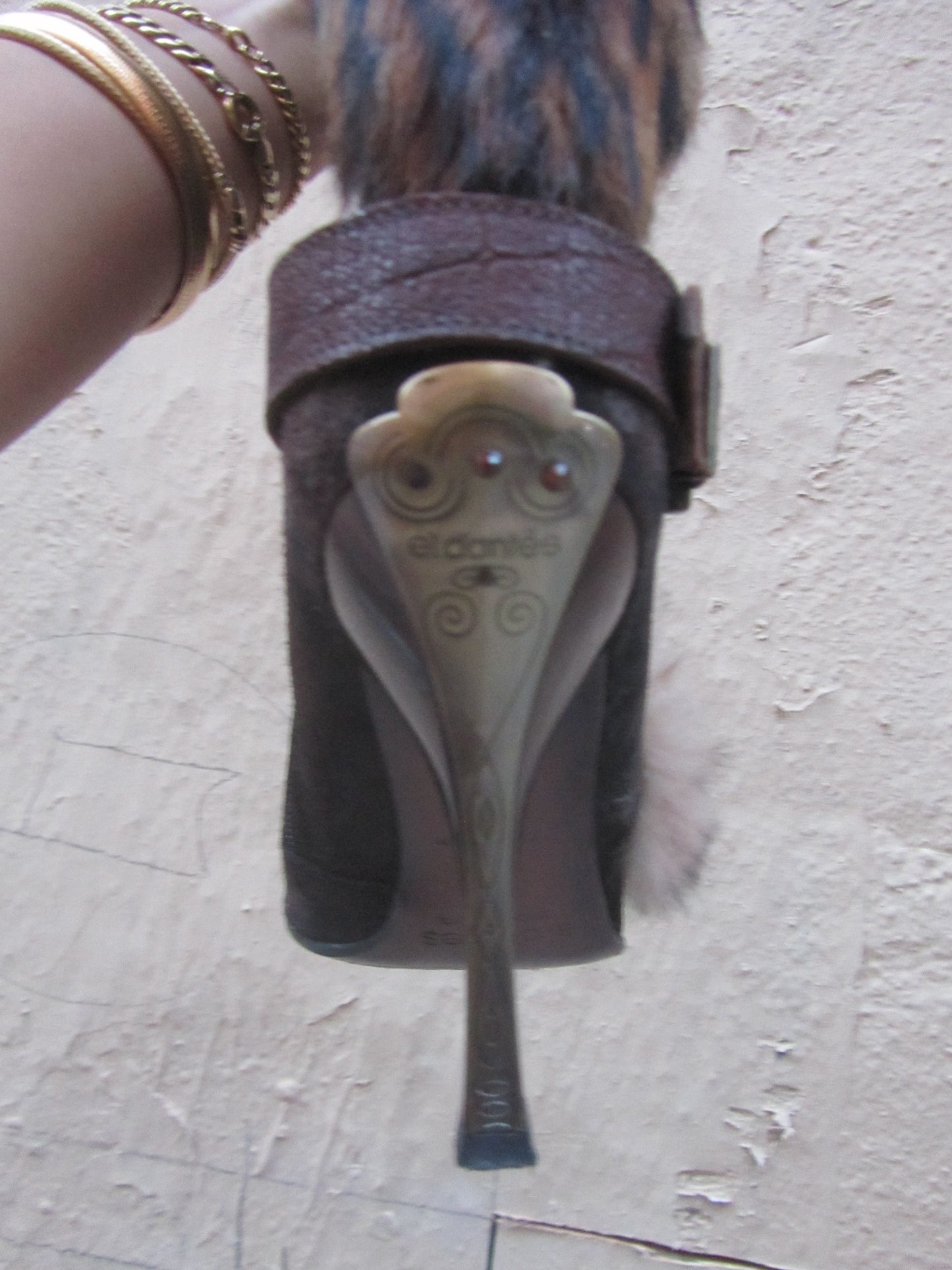 el dantes fur trimmed iconic vintage boots