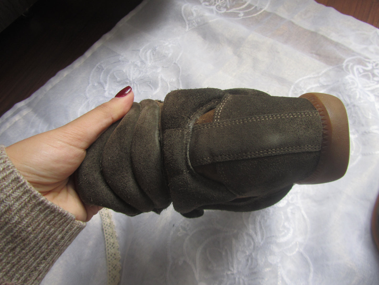 pre loved isabel marant chocolate brown beckett sneakers (size 41)