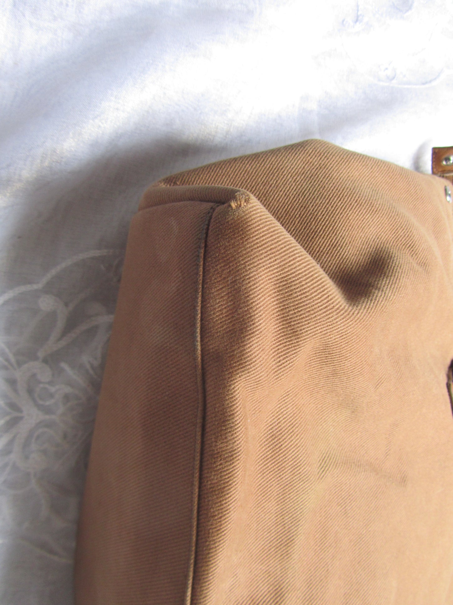 yves saint laurent rive gauche mocha shoulder bag