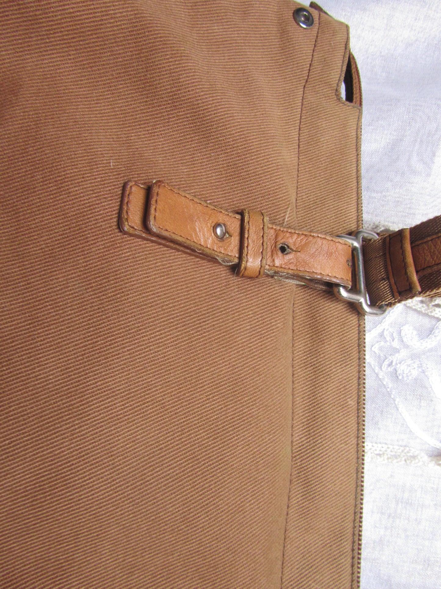 yves saint laurent rive gauche mocha shoulder bag