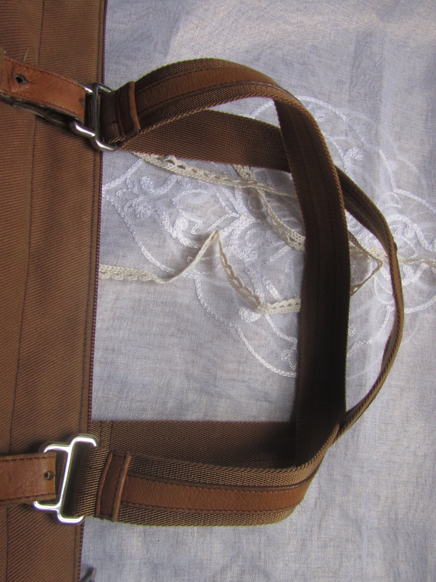 yves saint laurent rive gauche mocha shoulder bag