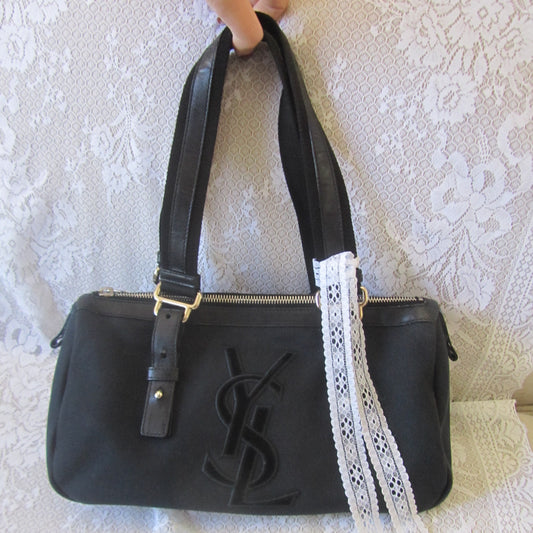 yves saint laurent rive gauche kahala vintage shoulder bag