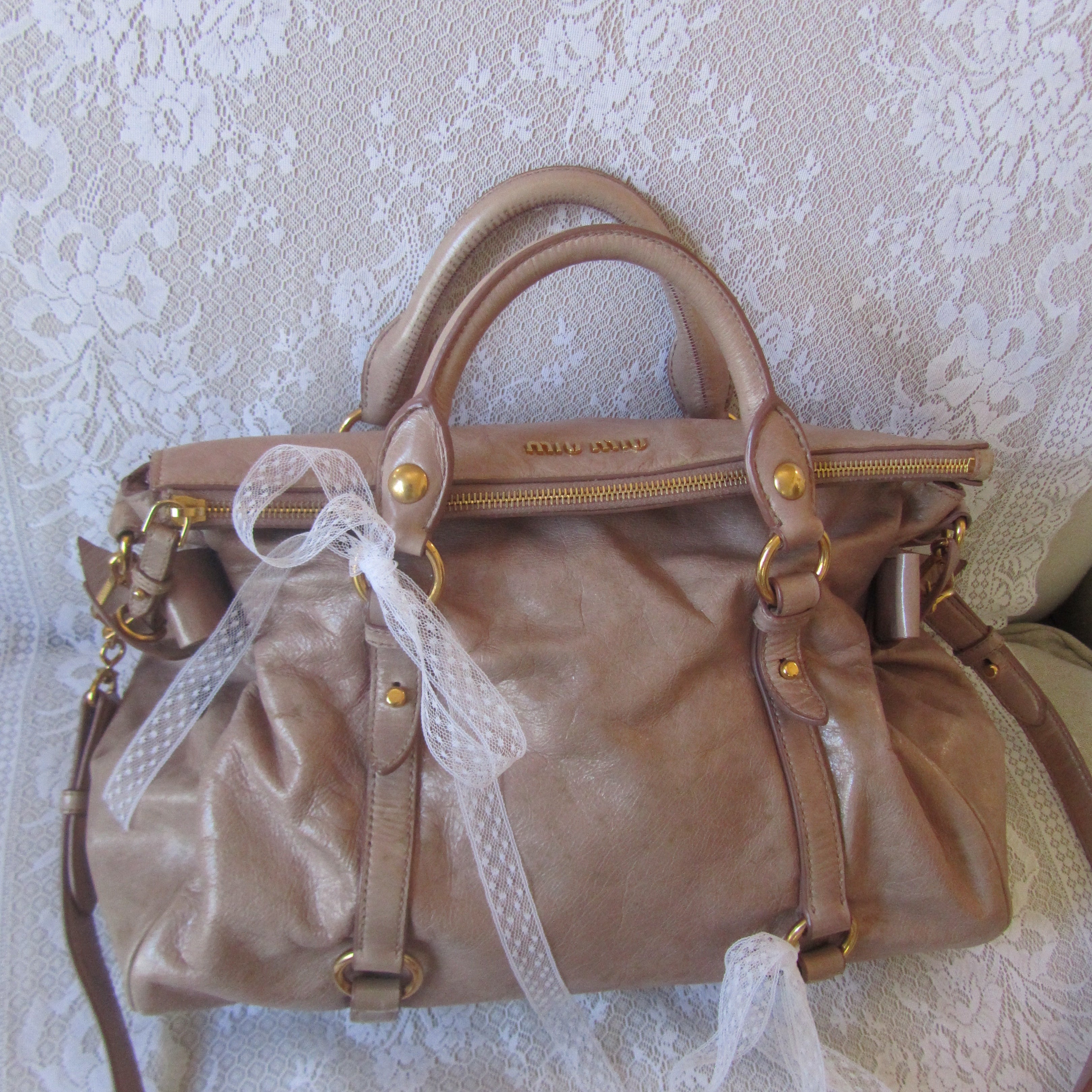 miu miuヴィンテージバッグ MiU MiU 00s Archive Flap Shoulder Bag 【公式通販】