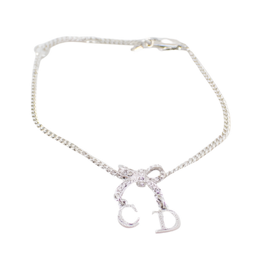 christian dior ribbon cd bracelet