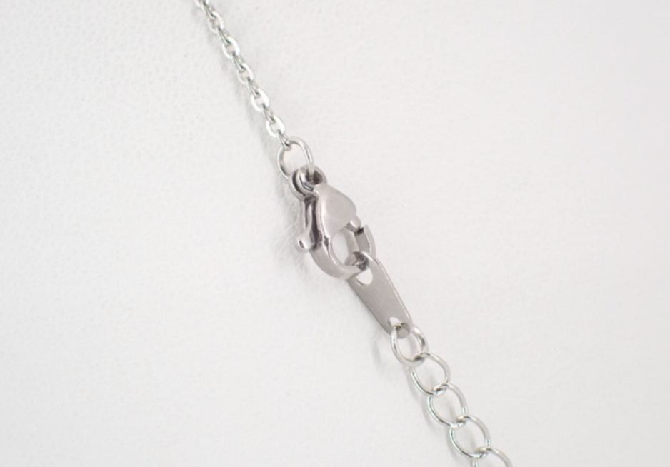 christian dior silver star necklace