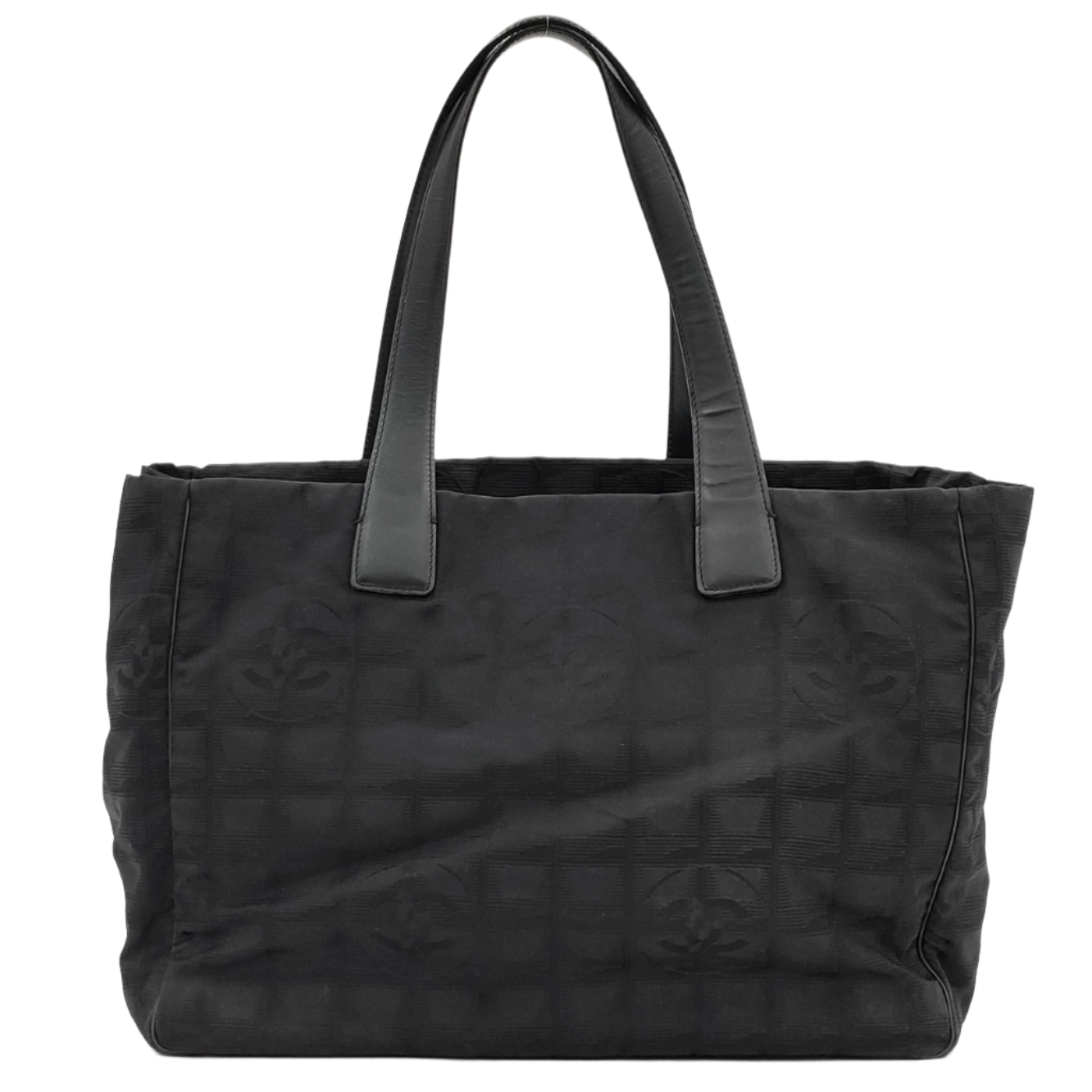 Chanel Black Travel Line Tote Bag