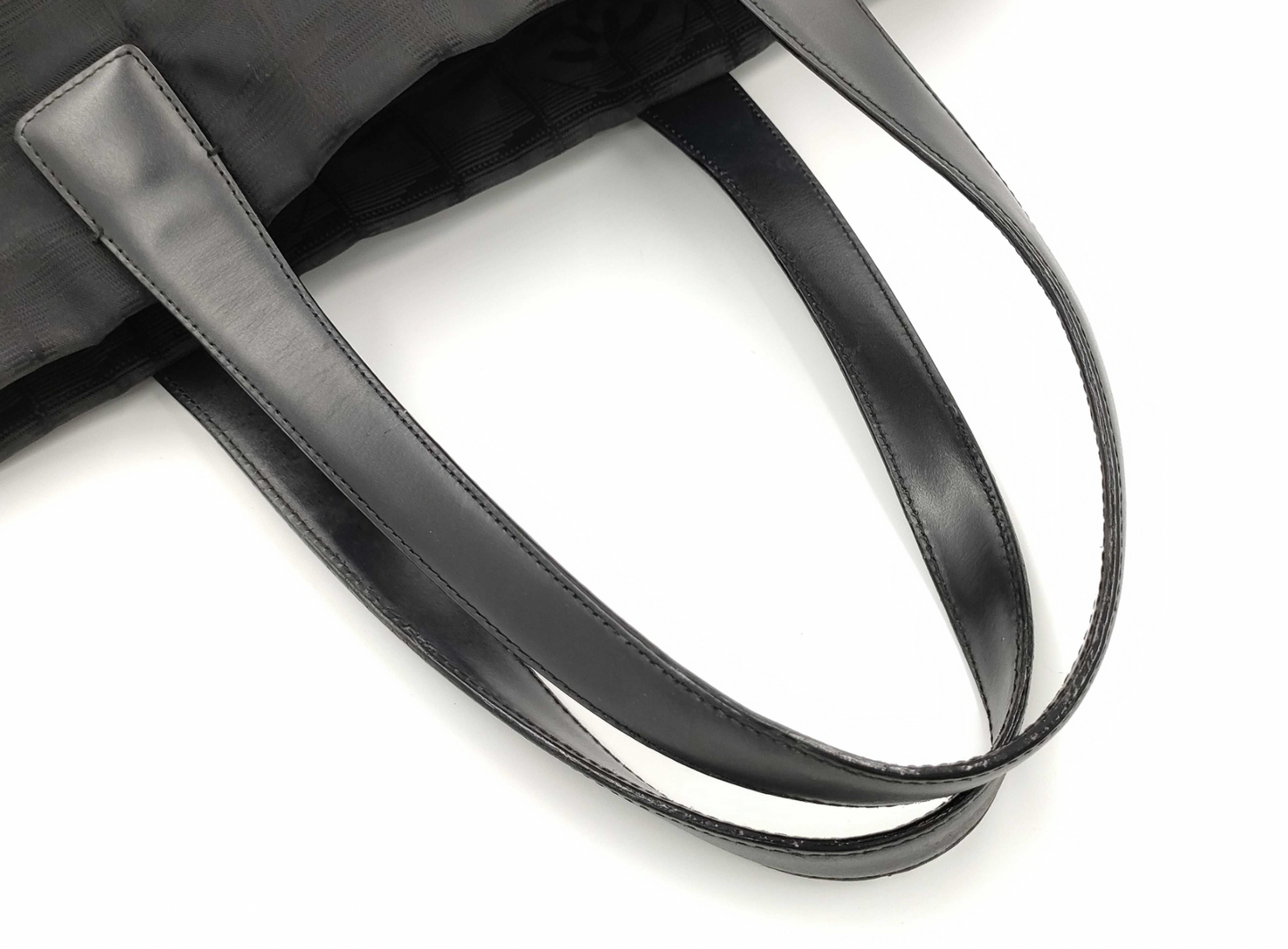 Chanel Black Travel Line Tote Bag