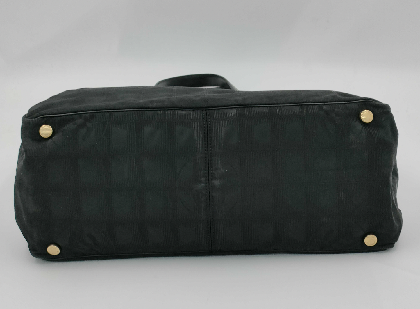 Chanel Black Travel Line Tote Bag