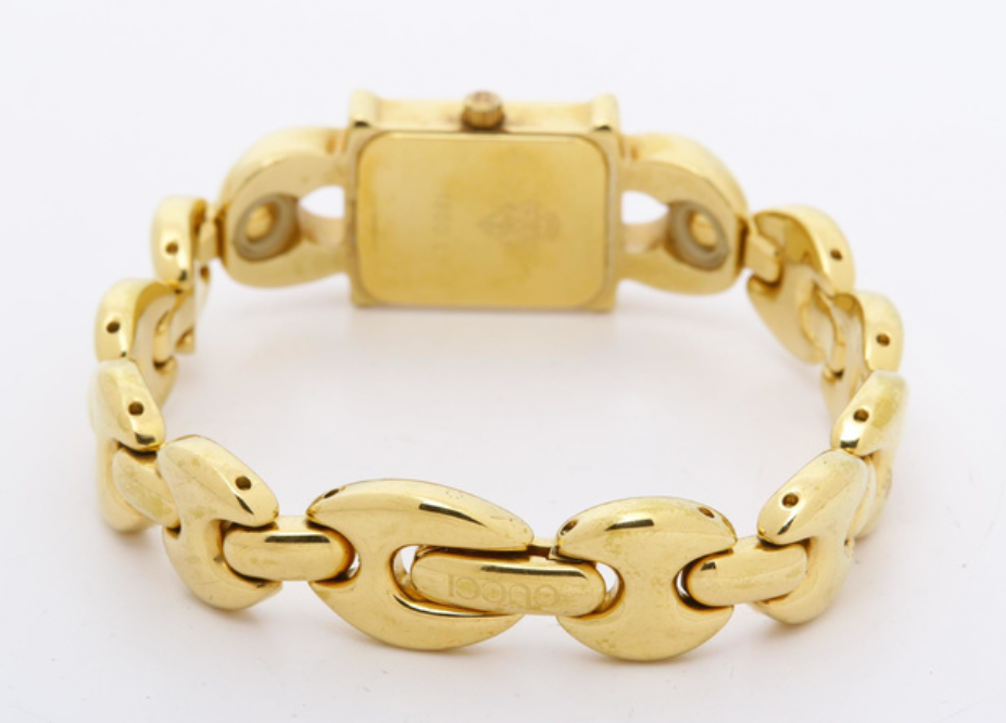gucci gold bracelet watch