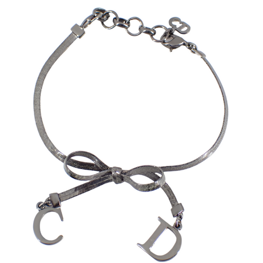 christian dior ribbon cd bracelet