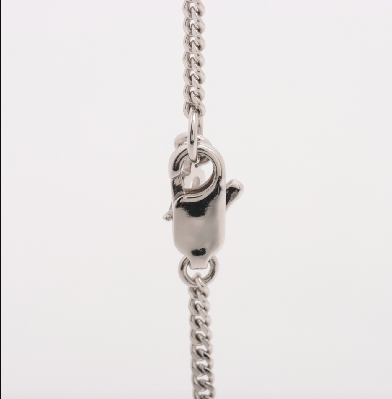 christian dior silver tone butterfly motif necklace