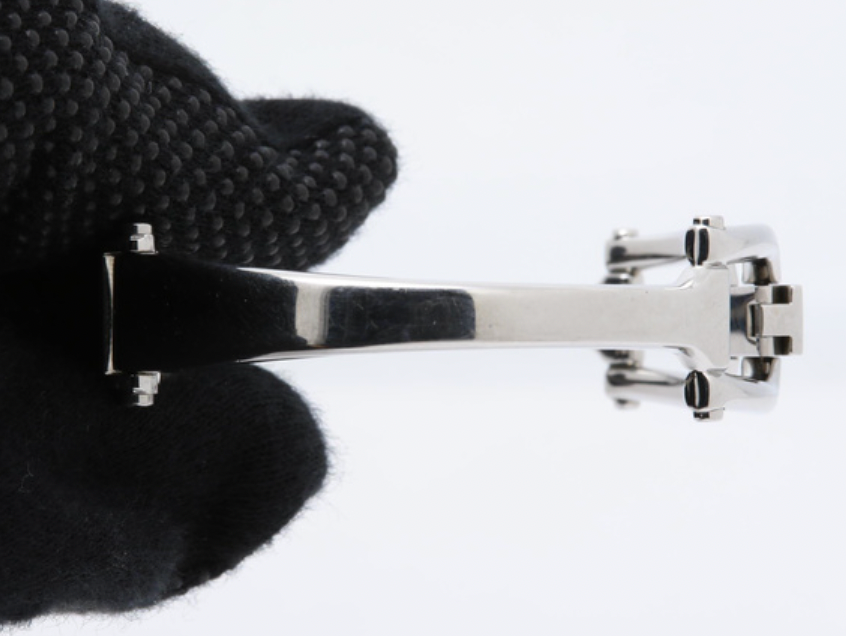 gucci blue x silver bracelet watch