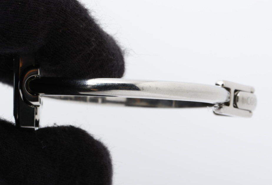 gucci blue x silver bracelet watch