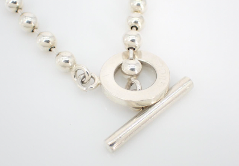 gucci 925 sterling silver toggle bracelet