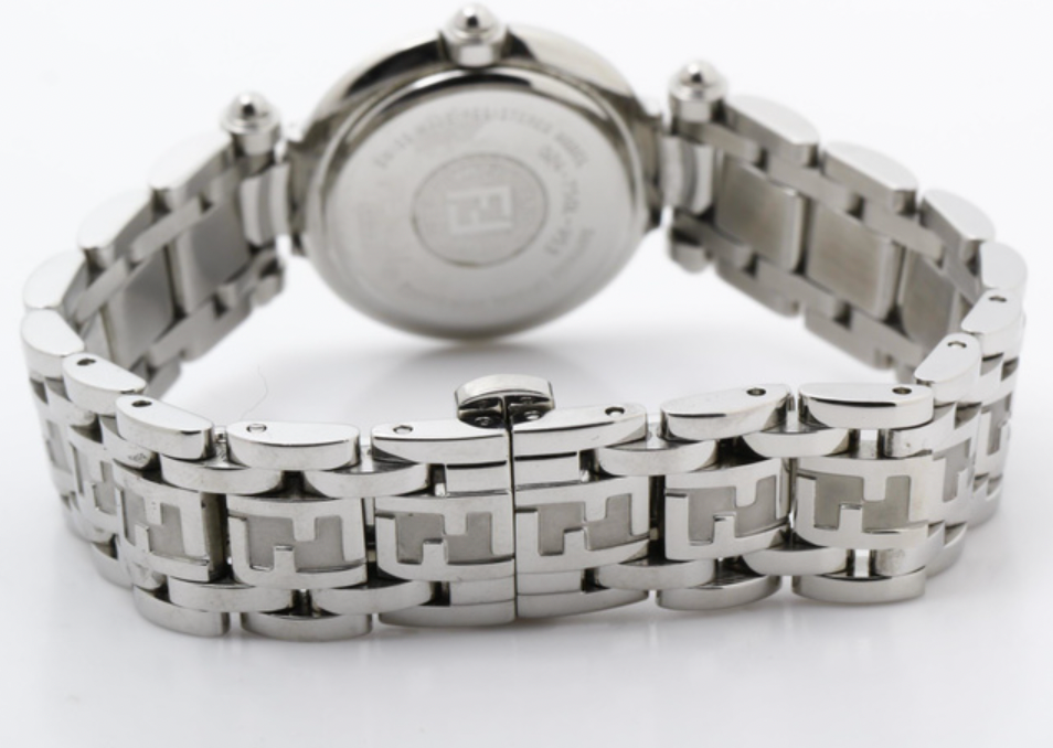 fendi beautiful FF vintage silver watch
