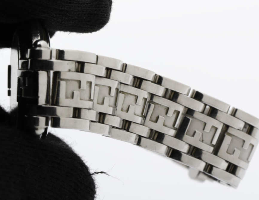 fendi beautiful FF vintage silver watch