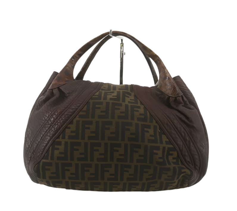 fendi vintage tortoiseshell zucca 2000s spy bag