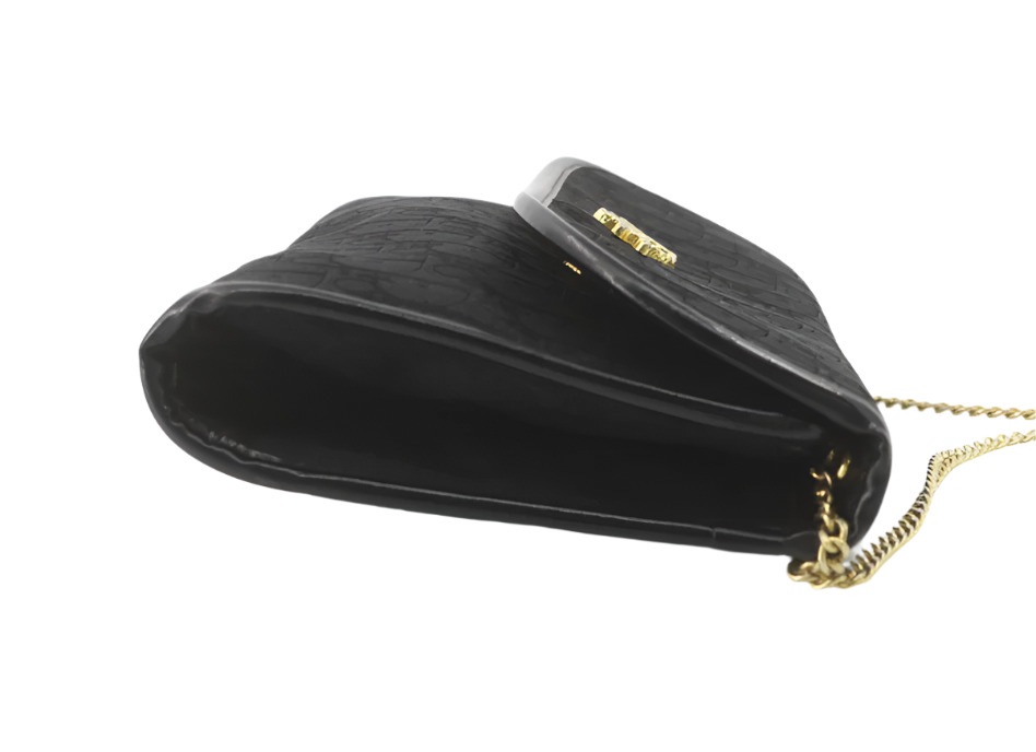 Christian Dior Diorissimo Black Chain Shoulder Bag