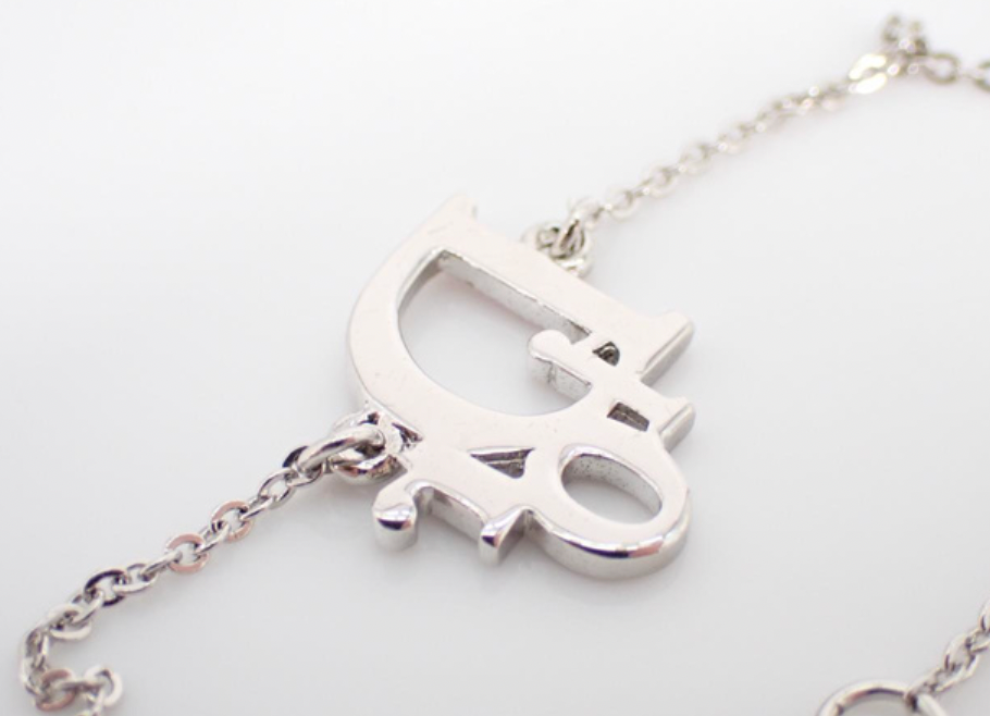 christian dior hot pink logo bracelet