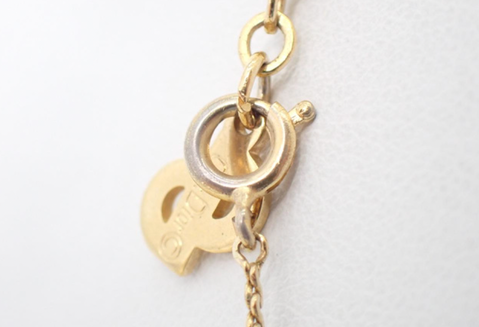 christian dior cd simple elegant necklace