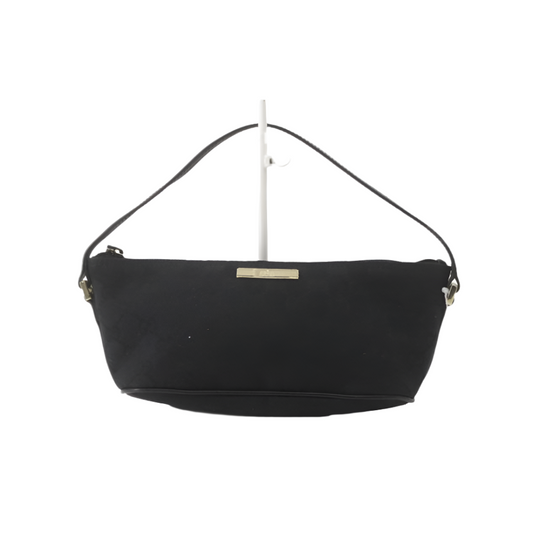 gucci vintage black monogram pochette bag