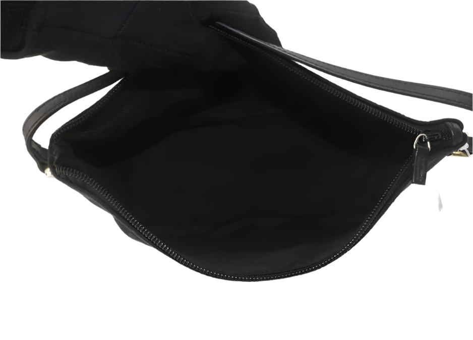 gucci vintage black monogram pochette bag