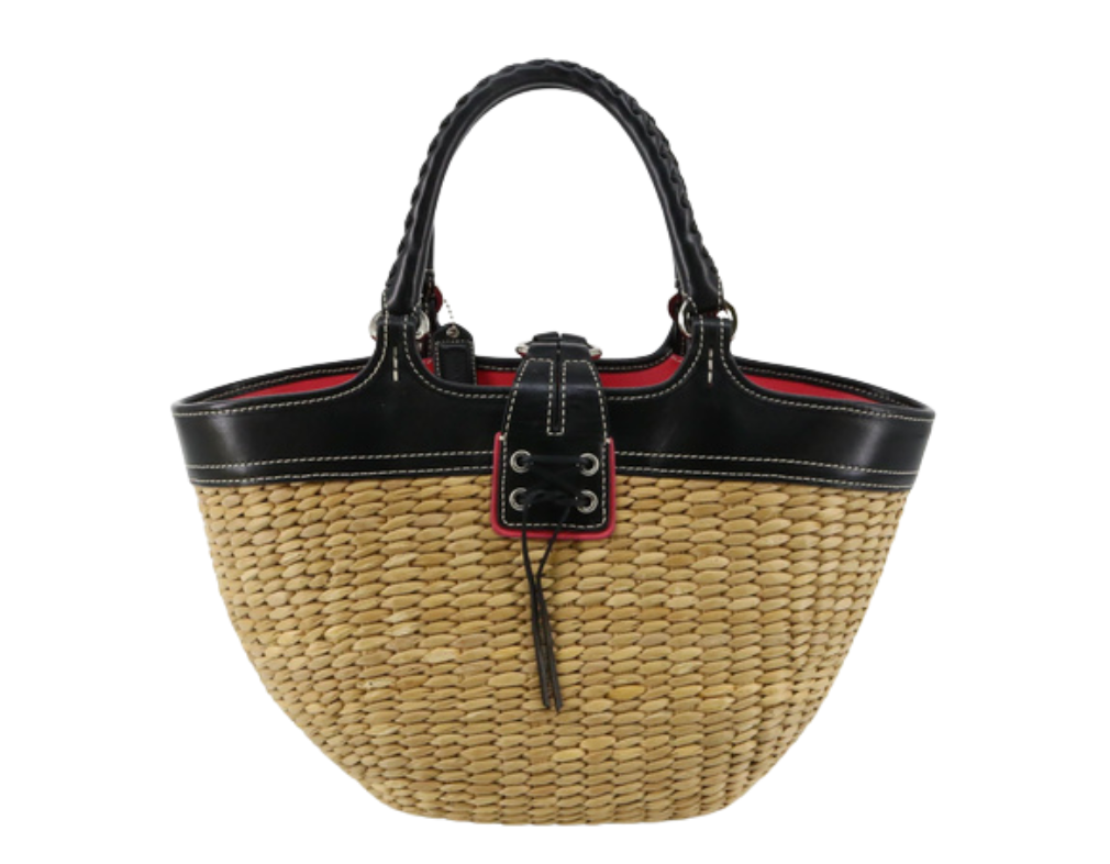 coach summer basket bag