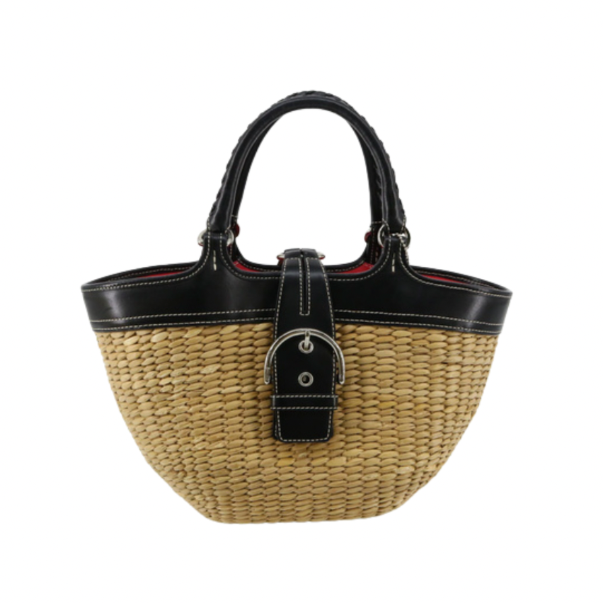 coach summer basket bag
