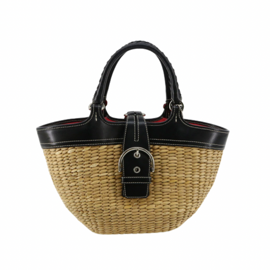 coach summer basket bag