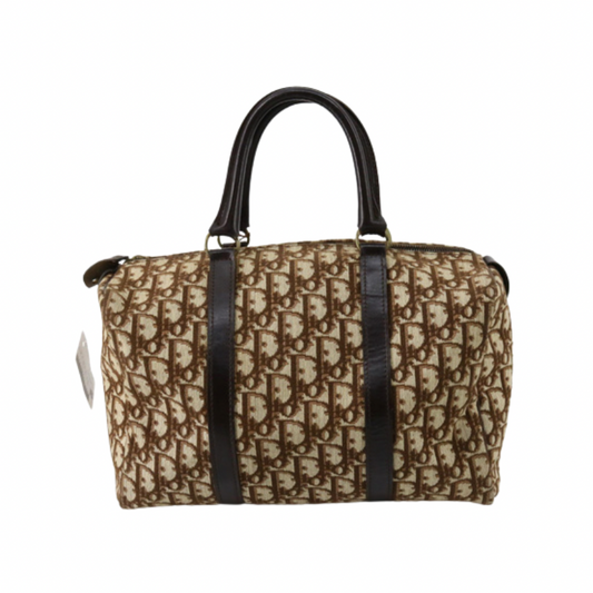 Dior Diorissimo Canvas and Leather Speedy Bag