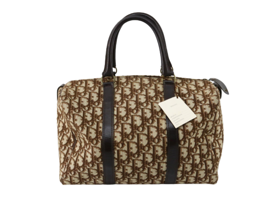 Dior Diorissimo Canvas and Leather Speedy Bag