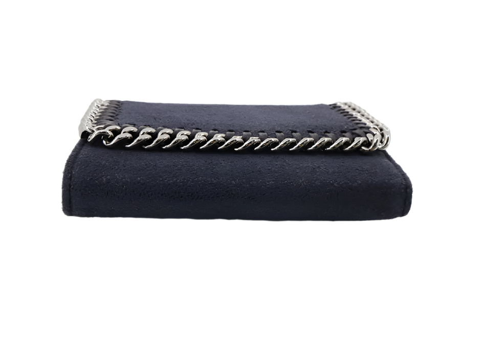 Stella McCartney Pre-Loved Navy Falabella Wallet