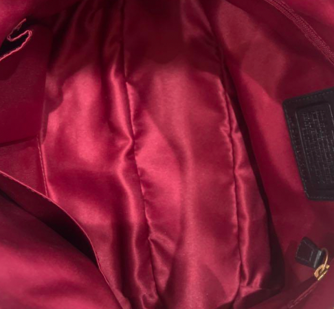 coach black stunning madison sophia large bag