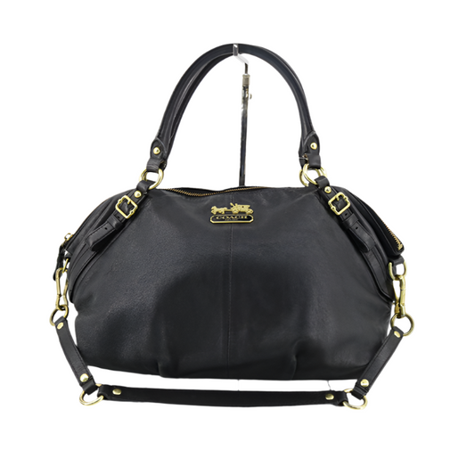 coach black stunning madison sophia large bag