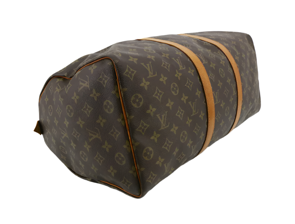 Vintage Louis Vuitton Iconic Travel Duffel Bag Monogram Keepall 50