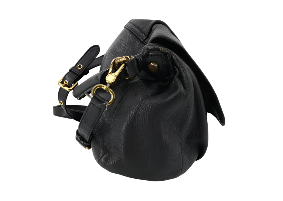 marc by marc jacobs black leather bag