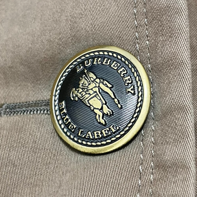 burberry blue label brown pleated flirty dress coat