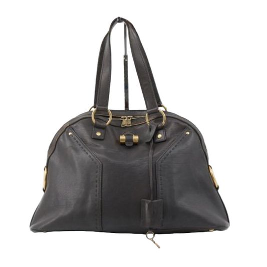Yves Saint Laurent Rive Gauche Muse Shoulder Bag in Black