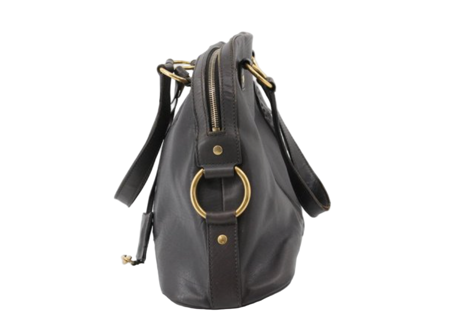 Yves Saint Laurent Rive Gauche Muse Shoulder Bag in Black