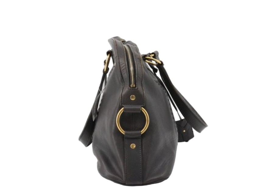 Yves Saint Laurent Rive Gauche Muse Shoulder Bag in Black